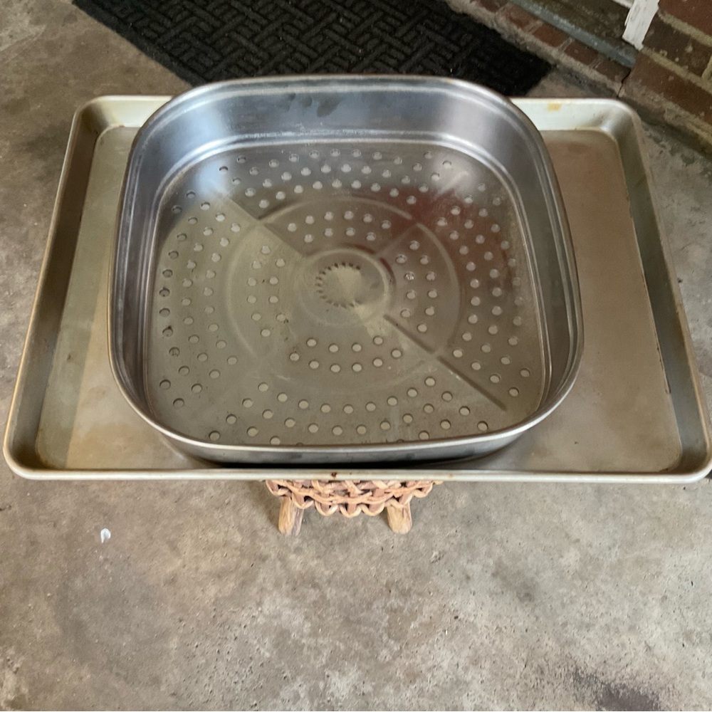 Stainless Steel Technique Heavy Duty & Perforated Roasting/Steaming Pan -